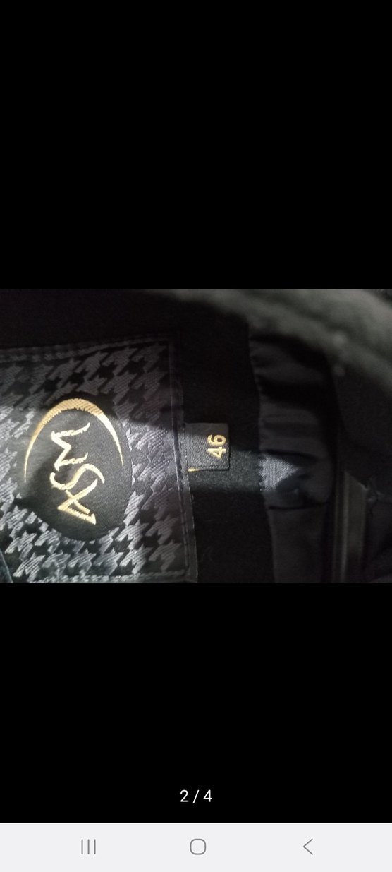 Siyah Düğmeli Uzun Kaban - Görsel 3