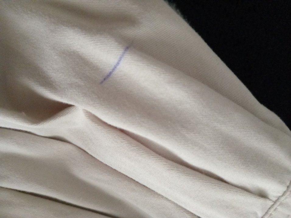 Düğmeli Bej Keten Uzun Elbise - Görsel 3