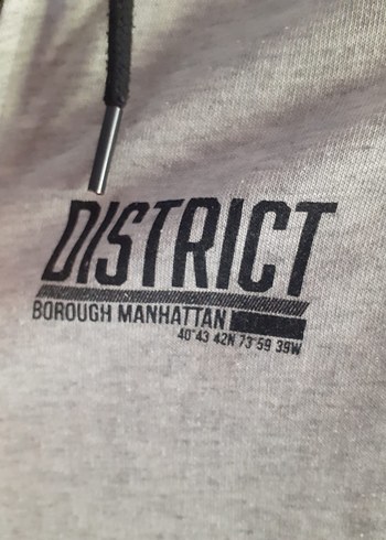 LC Waikiki Gri Siyah Fermuarlı Erkek Sweatshirt