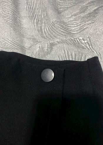 Siyah Mini Şort Etek - Görsel 3