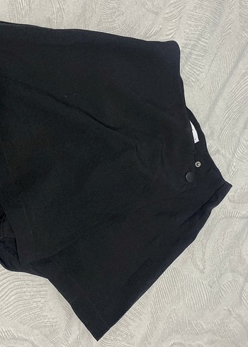 Siyah Mini Şort Etek - Görsel 2