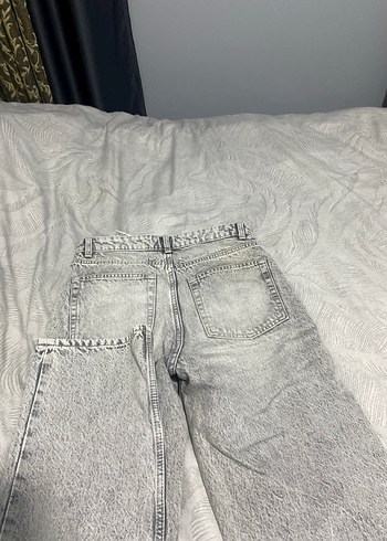 Berdhka straight fit geniş paça jean - Görsel 4