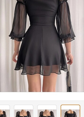 Trendyol & Milla Korse Detay Şifon Elbise