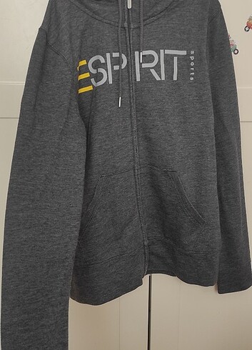Esprit kapşonlu fermuarlı bayan üst 