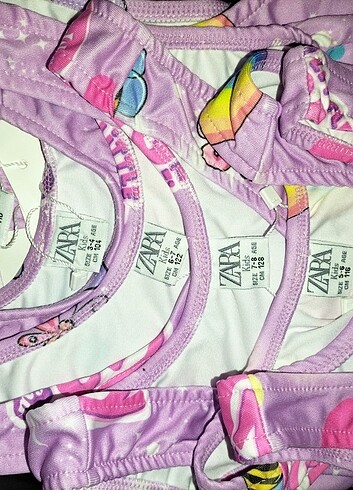4 Yaş Beden çeşitli Renk Bikini mayakini. Kız cocuk