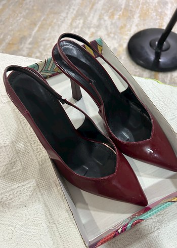 38 Beden Bordo Stiletto Topuklu Kadın Ayakkabı