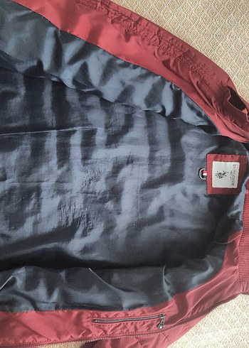 Unisex Bordo Fermuarlı Midi Kışlık Ceket - Görsel 4