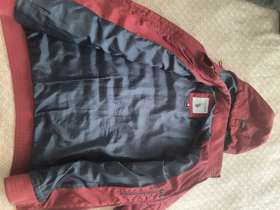 Unisex Bordo Fermuarlı Midi Kışlık Ceket - Görsel 4