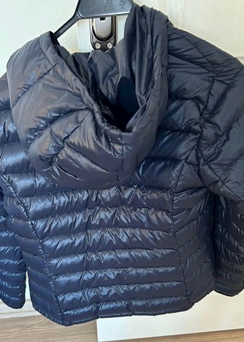 Kadın Antrasit Midi Şişme Mont - Görsel 2