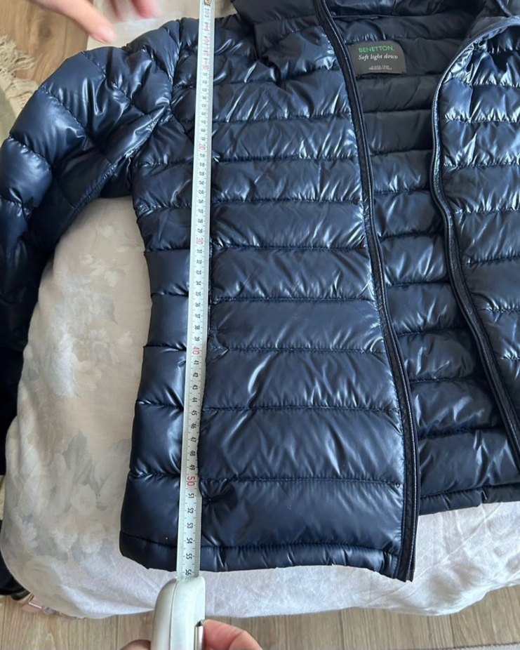 Kadın Antrasit Midi Şişme Mont - Görsel 4