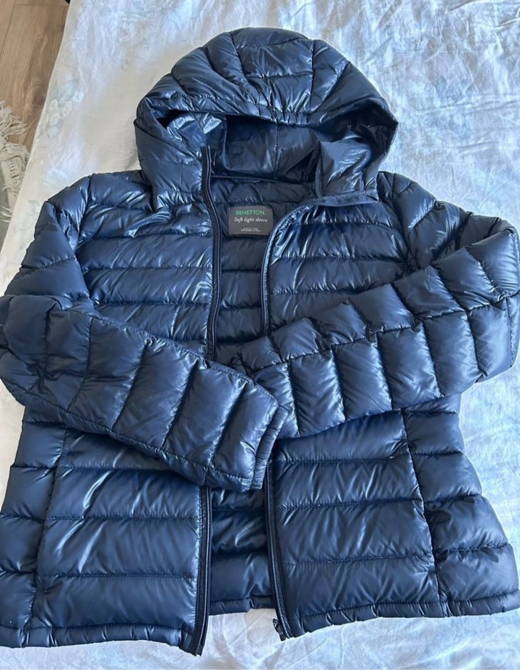 Kadın Antrasit Midi Şişme Mont - Görsel 3