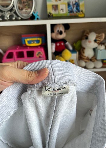 Gri kız Çocuk Rahat Kesim Eşofman Altı - Görsel 2