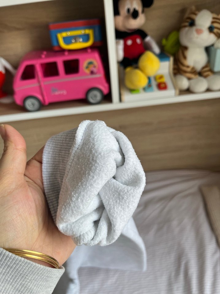 Gri kız Çocuk Rahat Kesim Eşofman Altı - Görsel 3