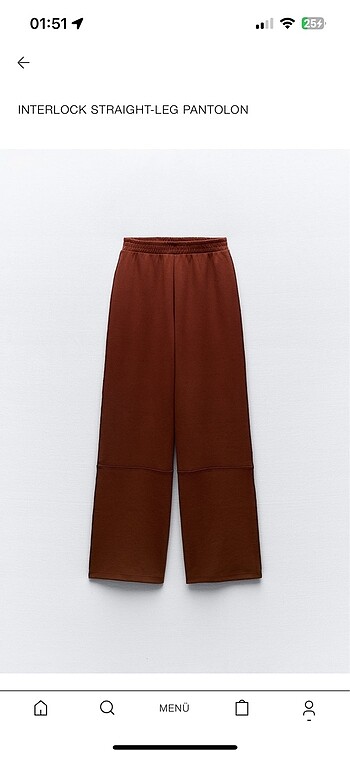 Zara wide leg eşofman altı