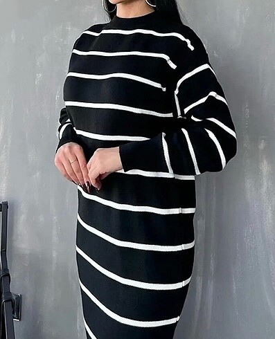 diğer Beden siyah Renk Triko elbise