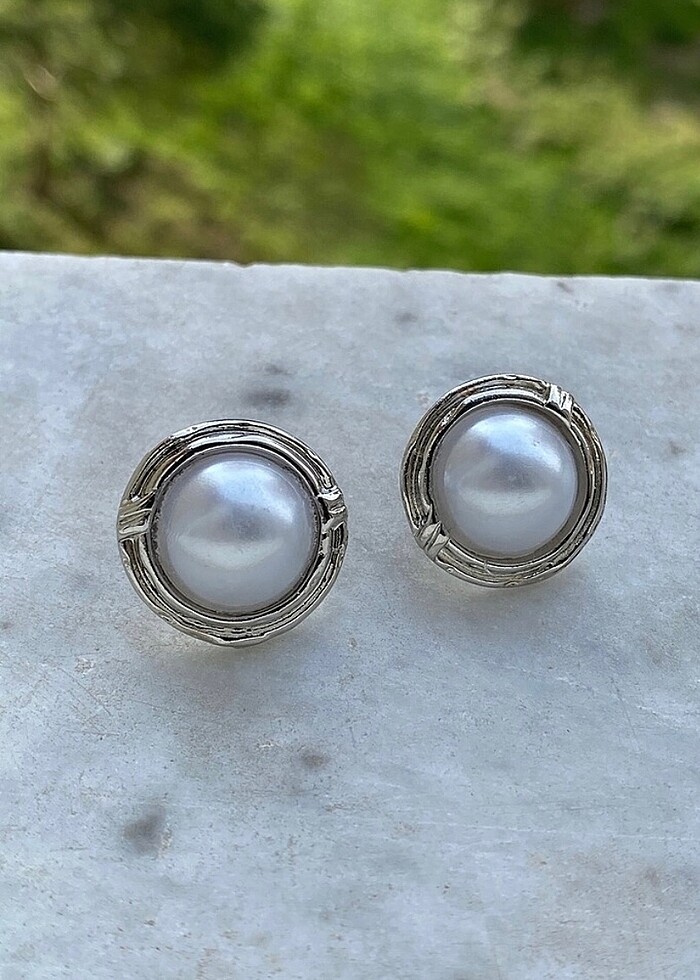 Vintage küpe - Görsel 3