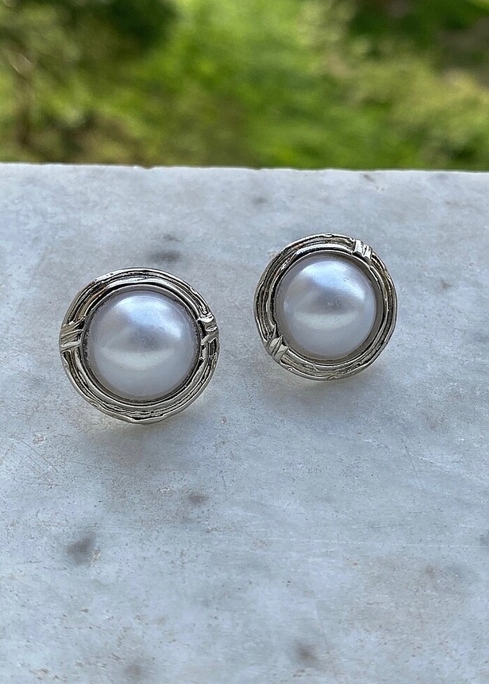 Vintage küpe - Görsel 2