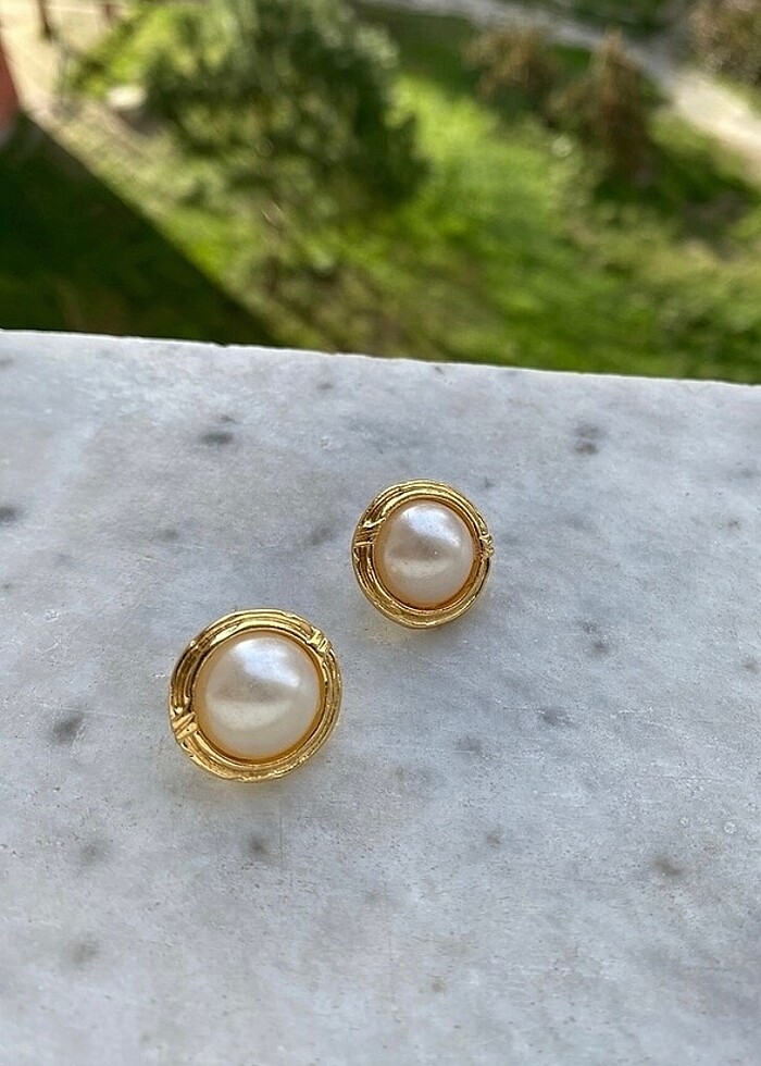 Vintage küpe - Görsel 2