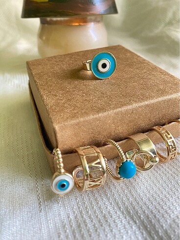 Nazar boncuğu yüzük - Görsel 2