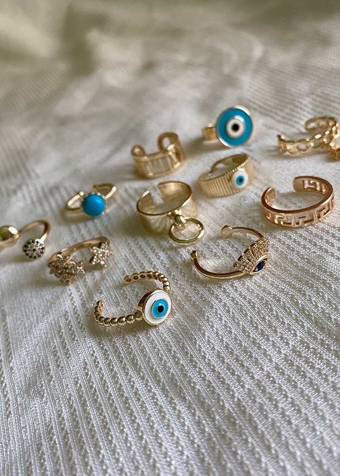 Nazar boncuğu yüzük - Görsel 3