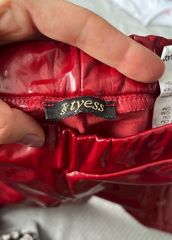 Parlak Kırmızı Kadın Dar Kesim Kumaş Pantolon - Görsel 3