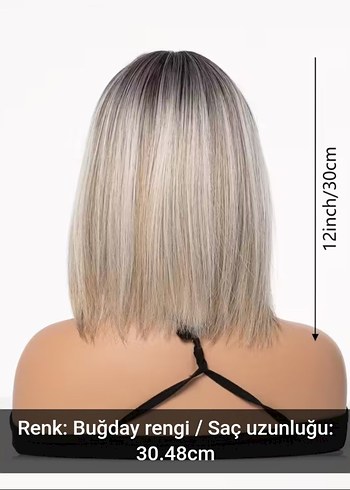 peruk ipeksi görünüş ve yumuşaklık kadın peruk - Görsel 4