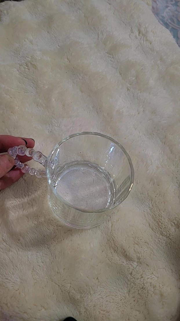 Bej Renkli Cam Kulplu Bardak Seti - Görsel 2