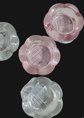 Koyu Yeşil Cam Mumluk seti - Görsel 2