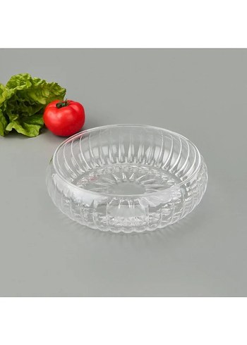 Şeffaf Beyaz Salata Kasesi - Görsel 2