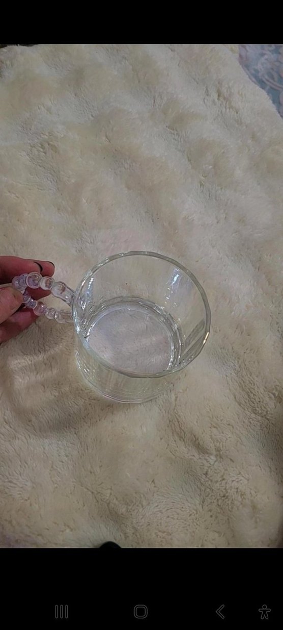 Yuvarlak Kulplu Şeffaf Cam Kupa Seti - Görsel 2