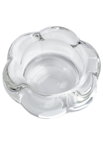 Çiçek Desenli şeffaf Moder mumluk - Görsel 3