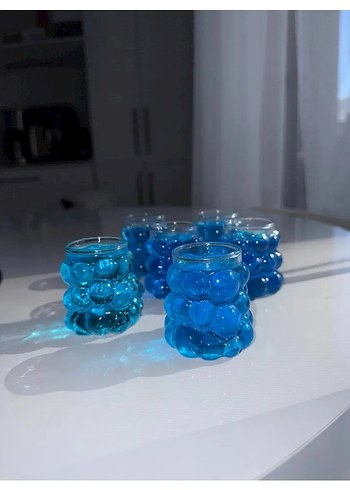 Baloncuklu Cam Bardak Seti - Görsel 2