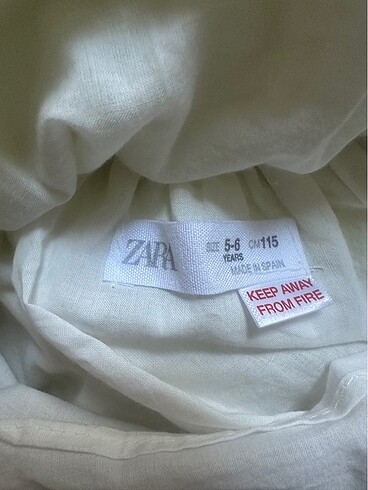 5 Yaş Beden Zara 5-6 yaş elbise