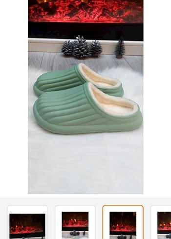 Diğer Pastel Yeşil Kadın Ev Terliği