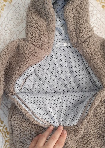 Kahverengi Peluş Bebek Tulumu ayıcık kostüm - Görsel 3