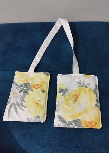 Sarı Çiçek Desenli Tutacak el koruyucu - Görsel 4