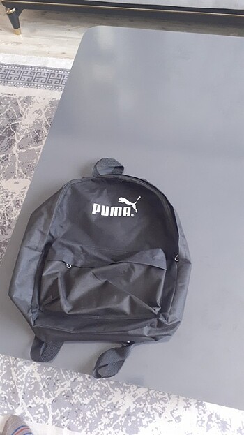 Puma Puma siyah sırt çantası okul çantası spor çantası lise ortaokul 