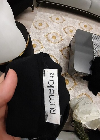 42 Beden siyah Renk Siyah pulpayet tunik elbise şık rahat