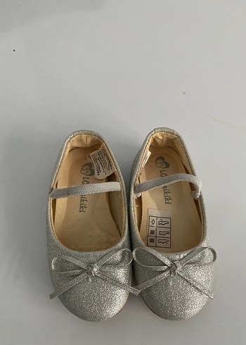 Kız Çocuk Bej Fiyonklu Babet Ayakkabı - Görsel 4