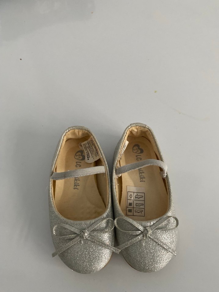 Kız Çocuk Bej Fiyonklu Babet Ayakkabı - Görsel 5