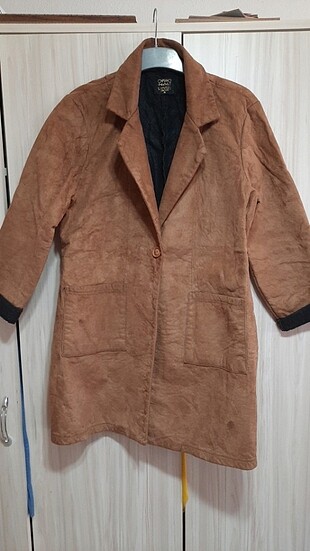 xl Beden kahverengi Renk Vintage ceket