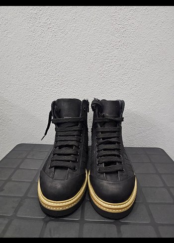 Erkek Siyah 42 Numara Deri bot - Görsel 3