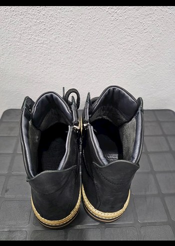 Erkek Siyah 42 Numara Deri bot - Görsel 4