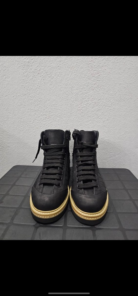 Erkek Siyah 42 Numara Deri bot - Görsel 3