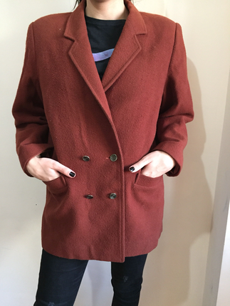 m Beden KAŞE VİNTAGE BLAZER