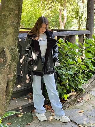 Zara Muadili Biker Ceket