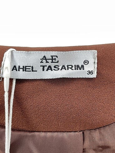 36 Beden kahverengi Renk Vintage Love Blazer %70 İndirimli.