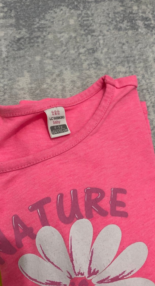 Kız Çocuk Sarı Fermuarlı Eşofman Altı - Görsel 2