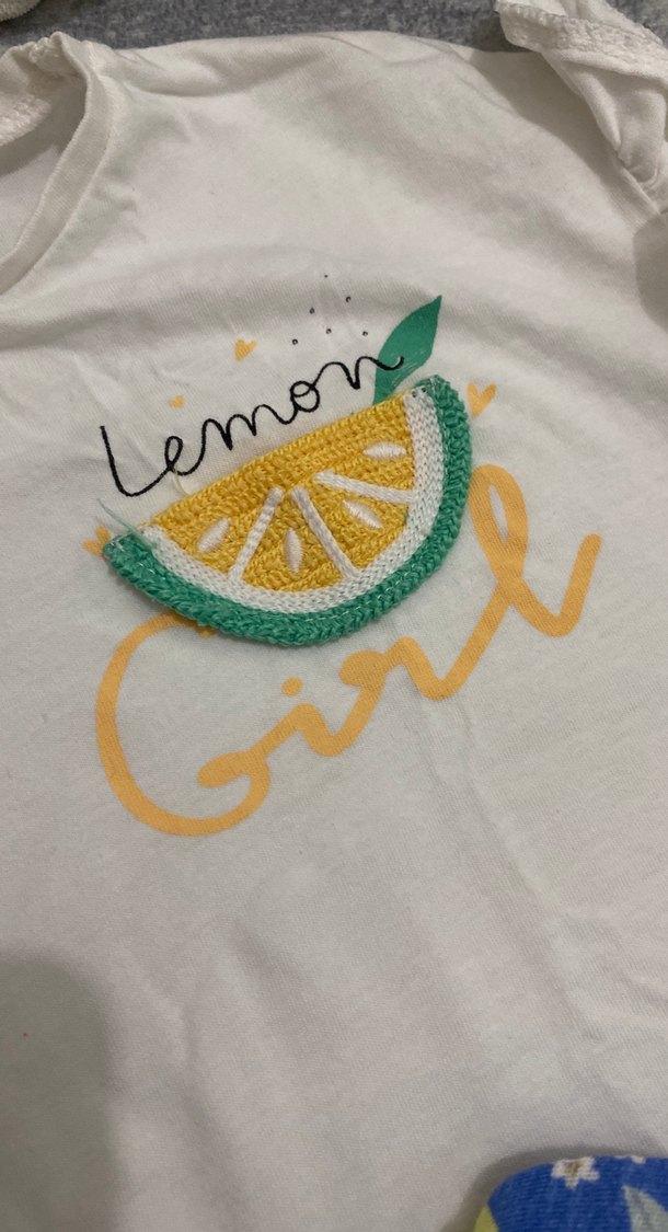 Kız Çocuk Pastel Baskılı Kısa Kollu Pijama Takımı - Görsel 3