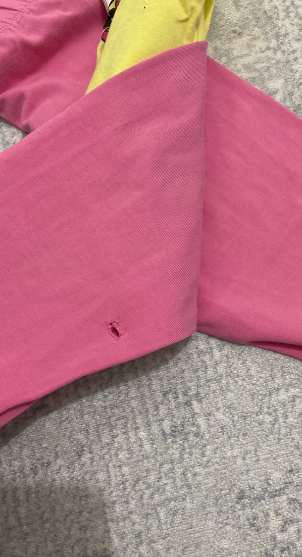 Renkli Baskılı Kız Çocuk Tayt Takımı - Görsel 3